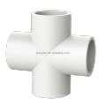 Fitting UPVC Rubber Joint GB 4 Way PVC Pipe Fitting For Water Supply